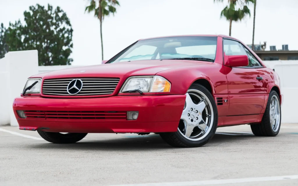 1995 Mercedes 600SL Red 2