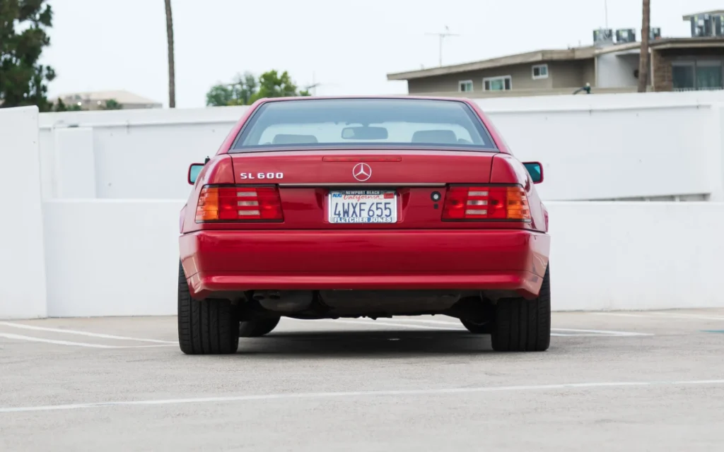 1995 Mercedes 600SL Red 4
