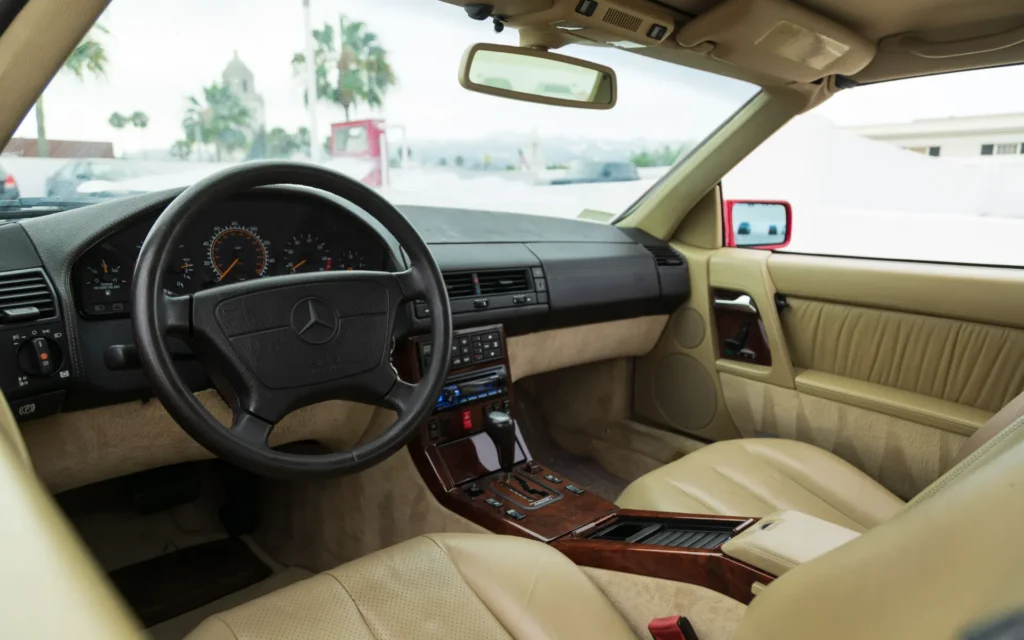 1995 Mercedes 600SL Red 8