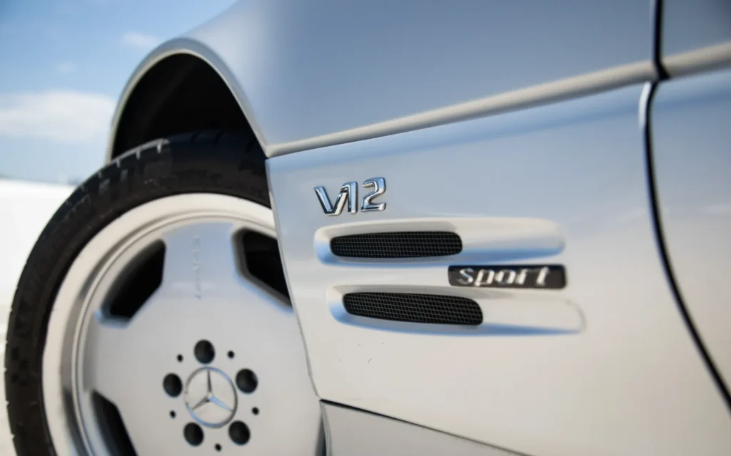 1999 Mercedes SL600 Silver 7