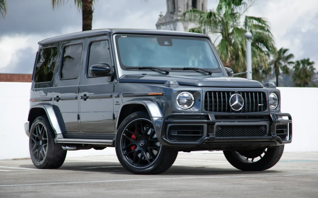 2021 Mercedes G63 Gray Black 2